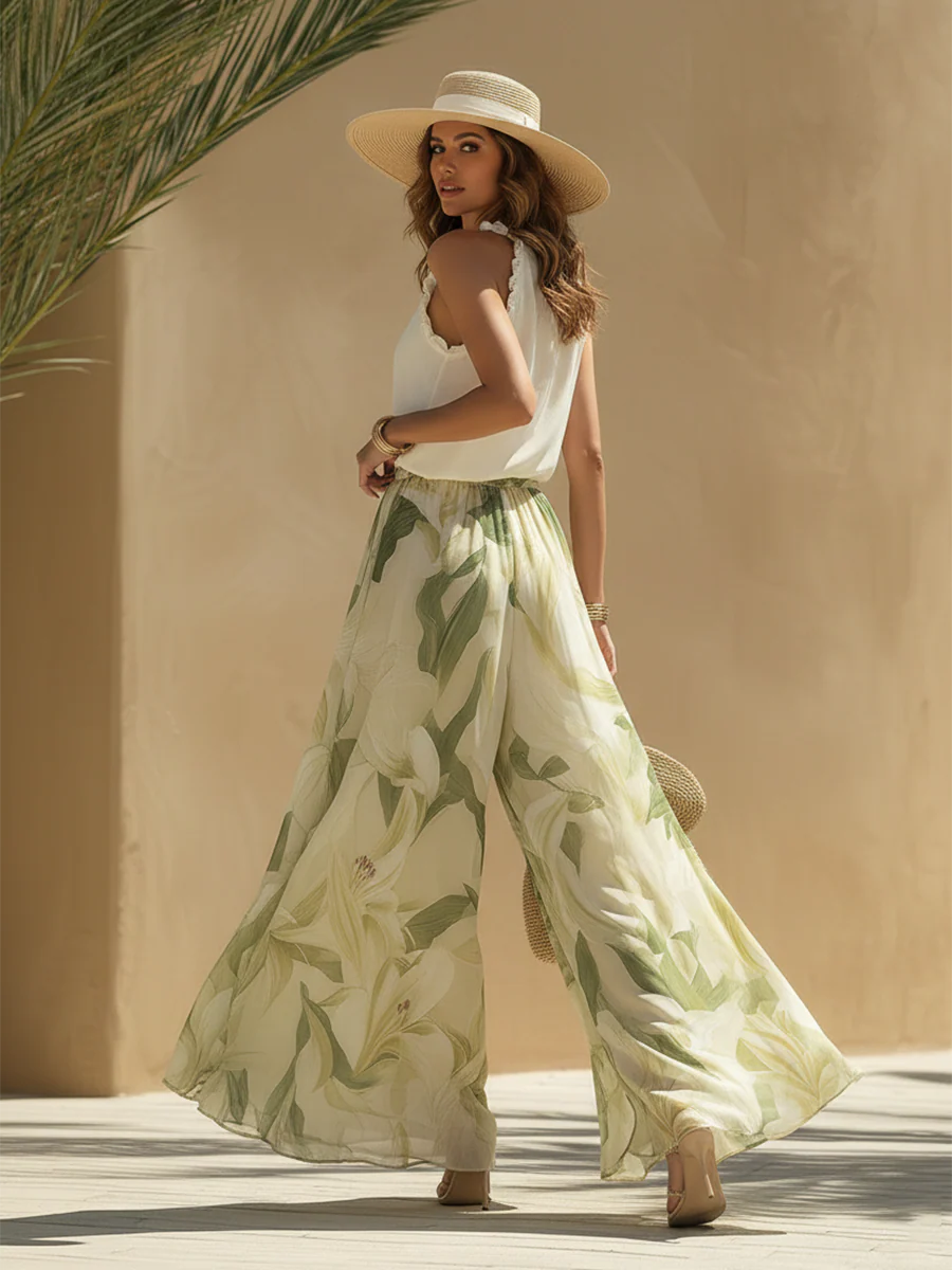 Lysandra | Fluide Druck Ensemble Elegantes Lilie - Image 3