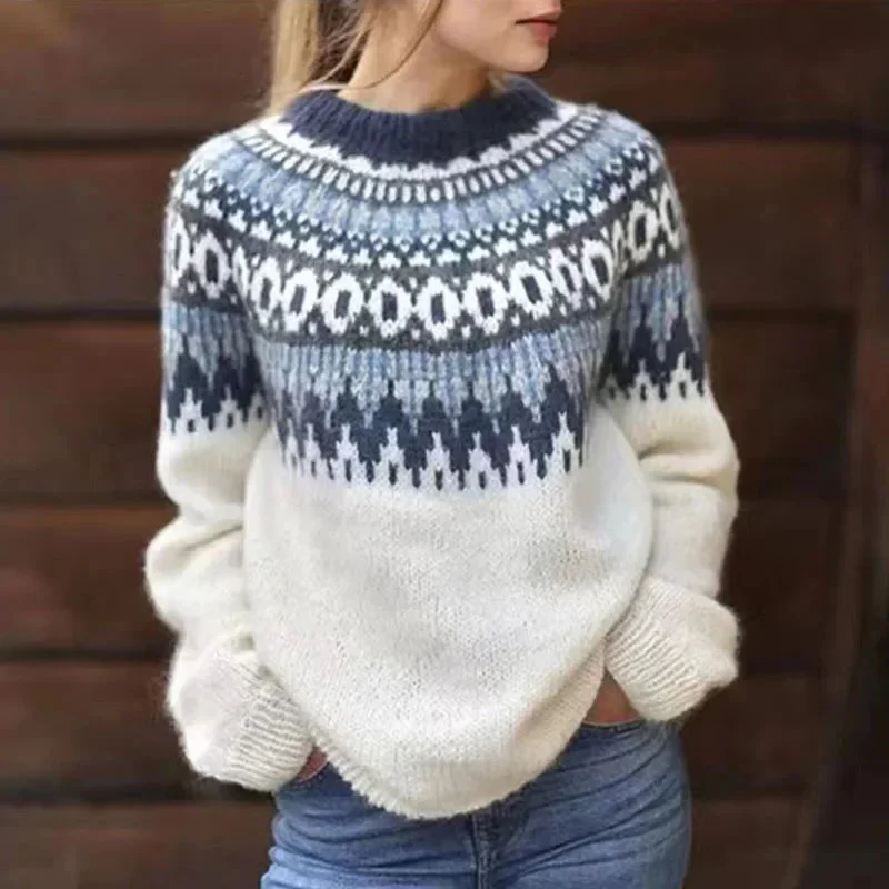 Maecey | Vintage Isländischer Pullover - Image 3