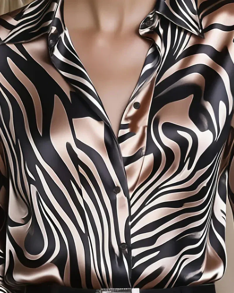 Maeve™ - Elegantes bedrucktes Hemd - Image 3