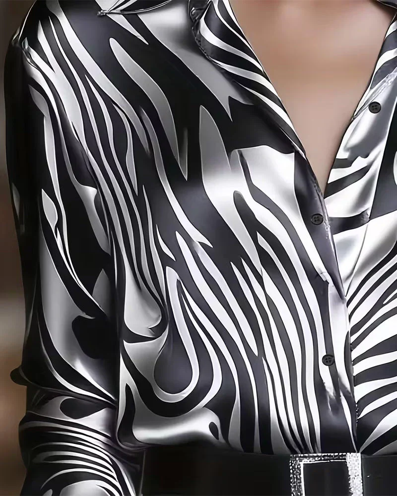 Maeve™ - Elegantes bedrucktes Hemd - Image 7