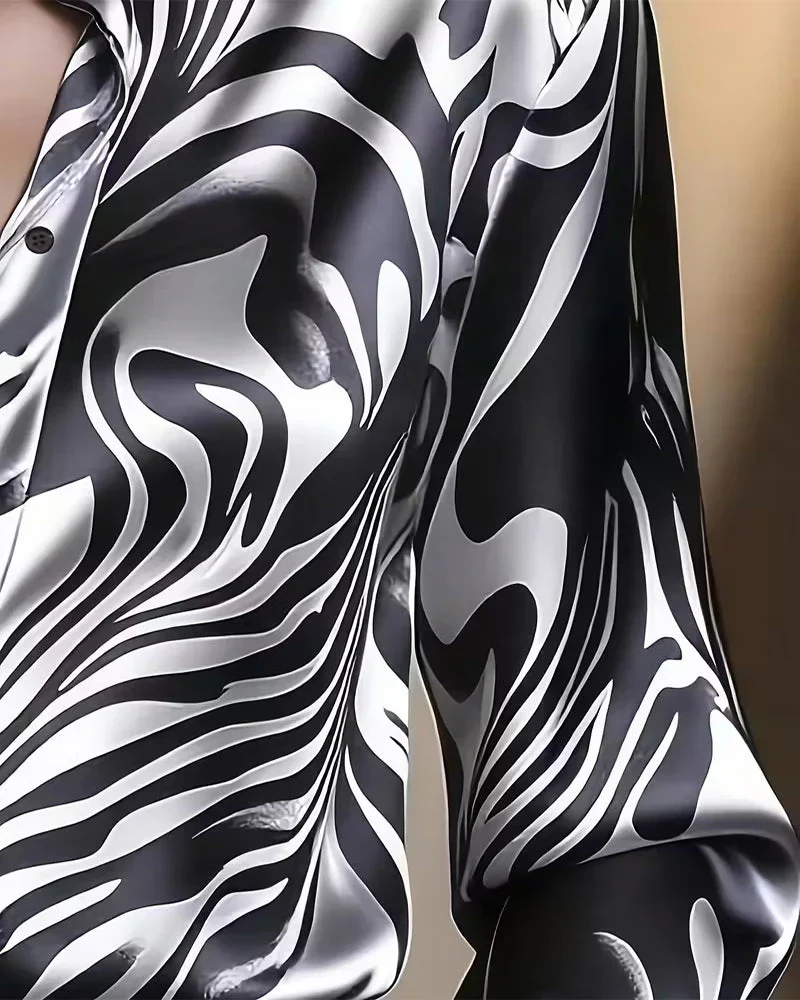 Maeve™ - Elegantes bedrucktes Hemd - Image 8