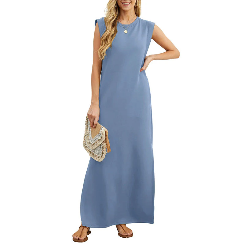 Maliya - Ärmelloses lässiges Maxikleid - Image 7