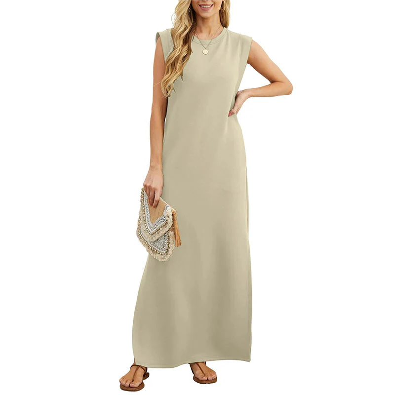 Maliya - Ärmelloses lässiges Maxikleid - Image 8