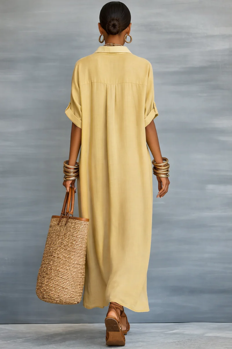 Manelle™ | Maxikleid mit minimalistischer Linie - Image 4