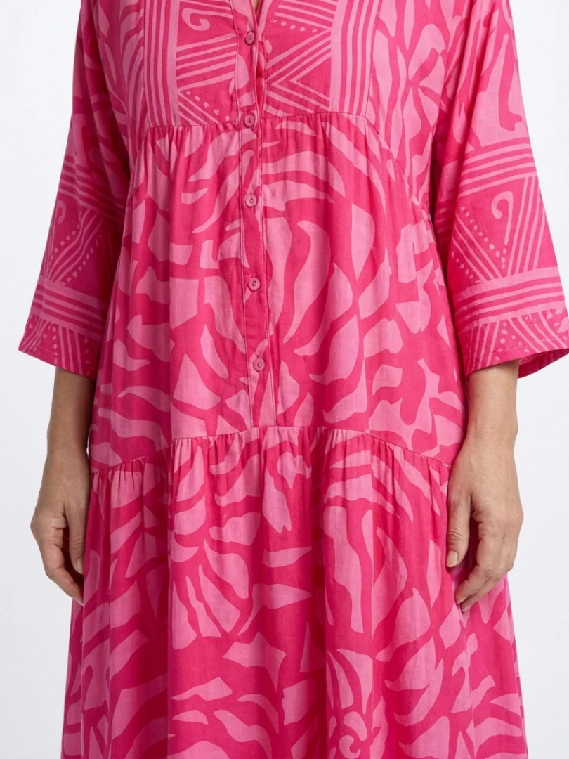 Marielle | Knopf-Front Midi-Kleid - Image 3