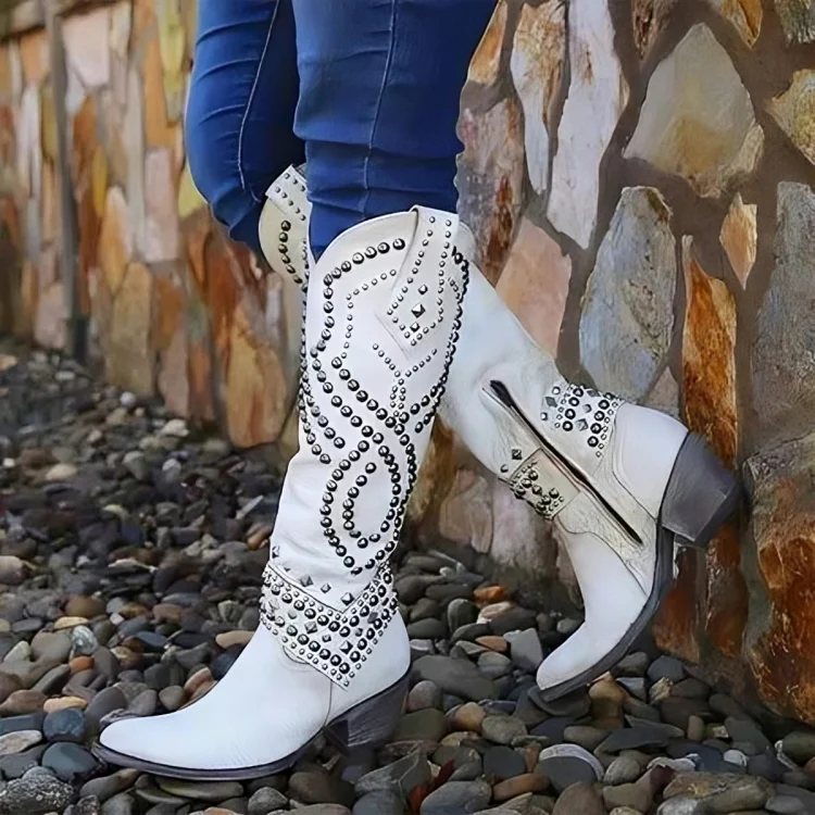 Mia™ - Western-Kniehohe Stiefel - Image 5
