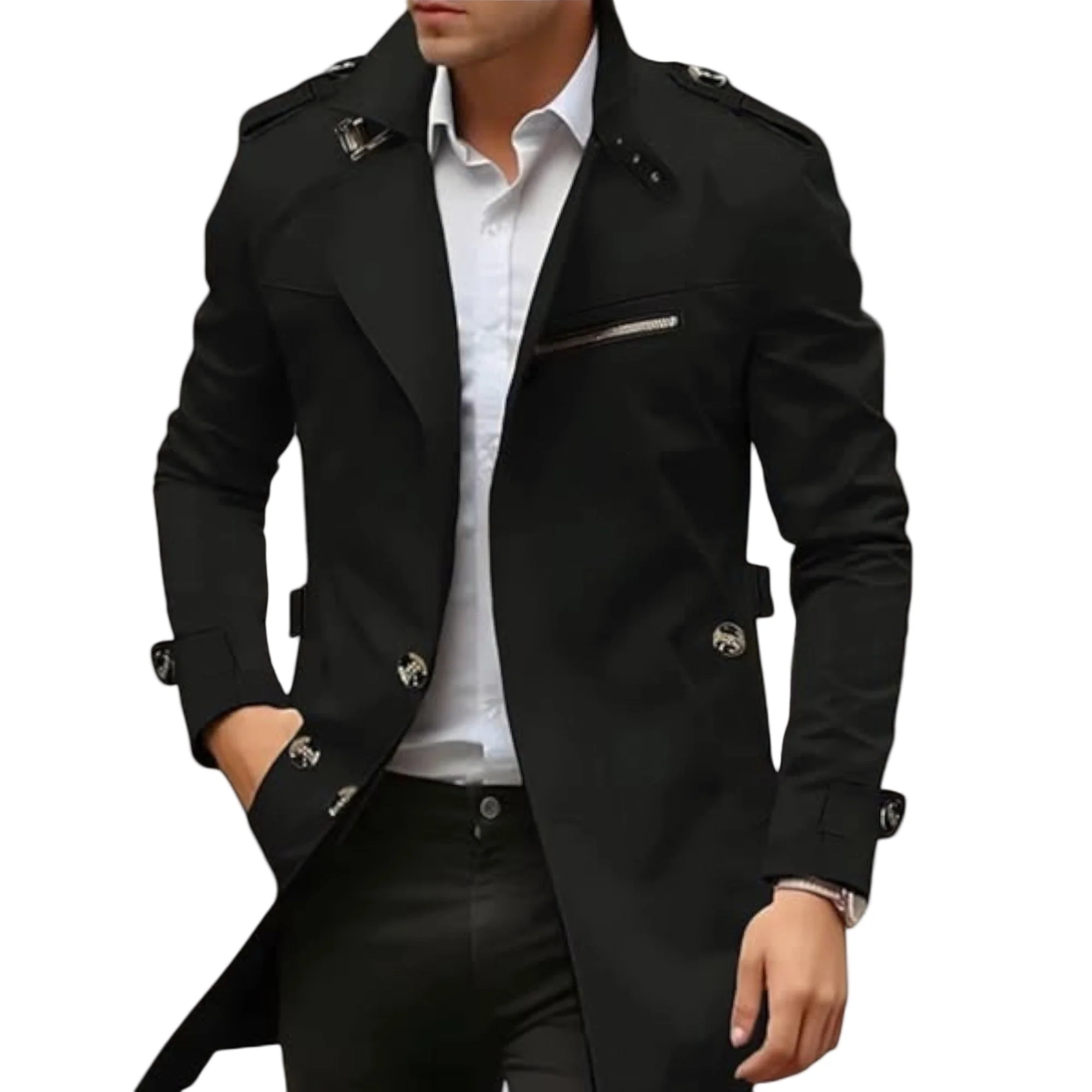 Noah™ - Handgefertigte Herrenjacke - Image 4