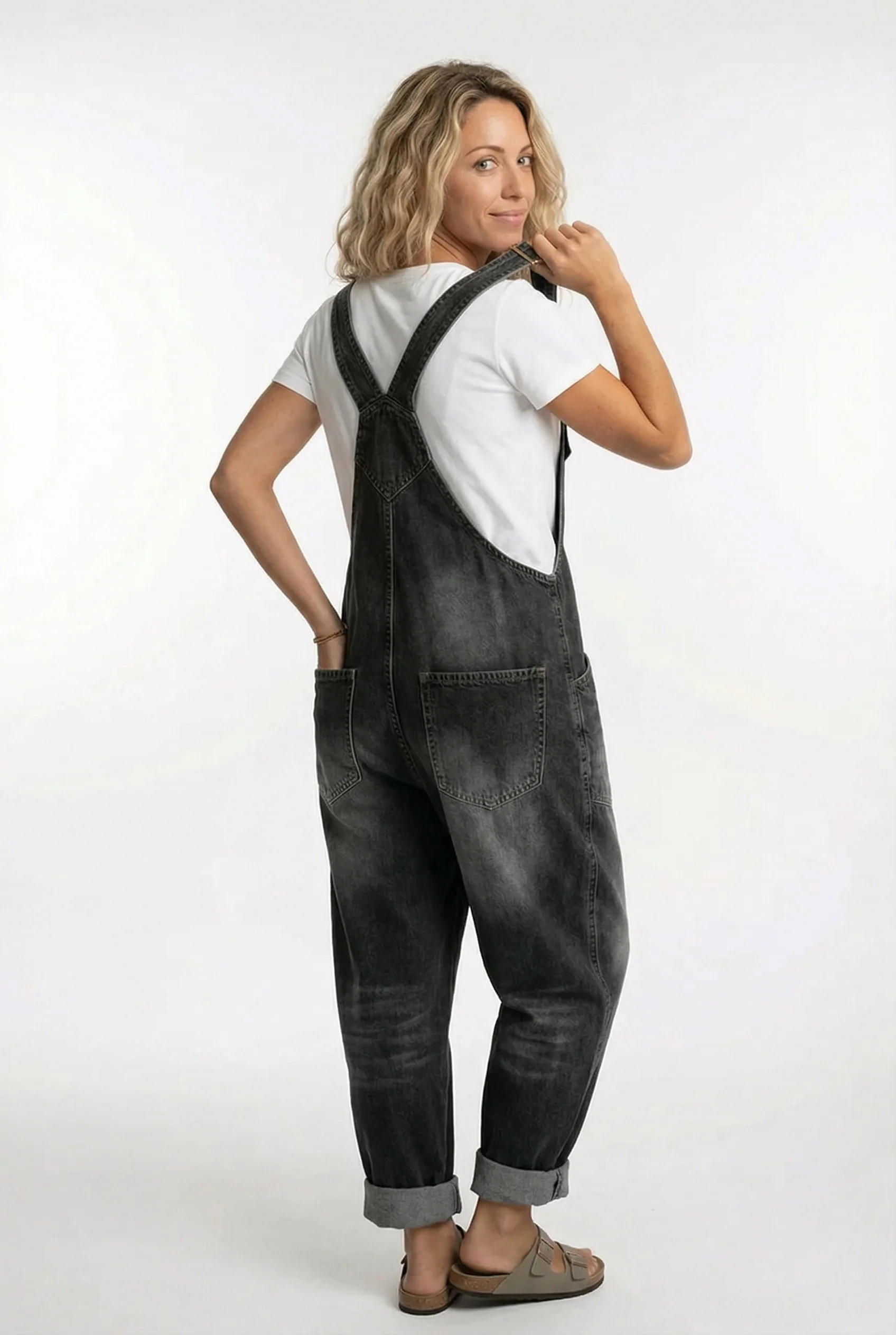 Noelia™ - Vielseitiger verstellbarer Schnallen-Jeansoverall - Image 4