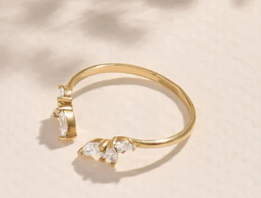 Noelia - Ring aus goldenem Kristallglas - Image 2
