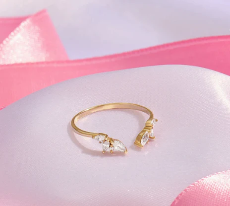 Noelia - Ring aus goldenem Kristallglas - Image 4