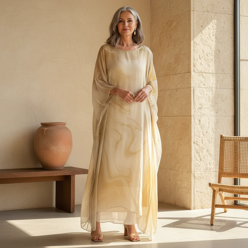 Paetyn - Charmantes Seiden-Chiffon-Kleid - Image 10