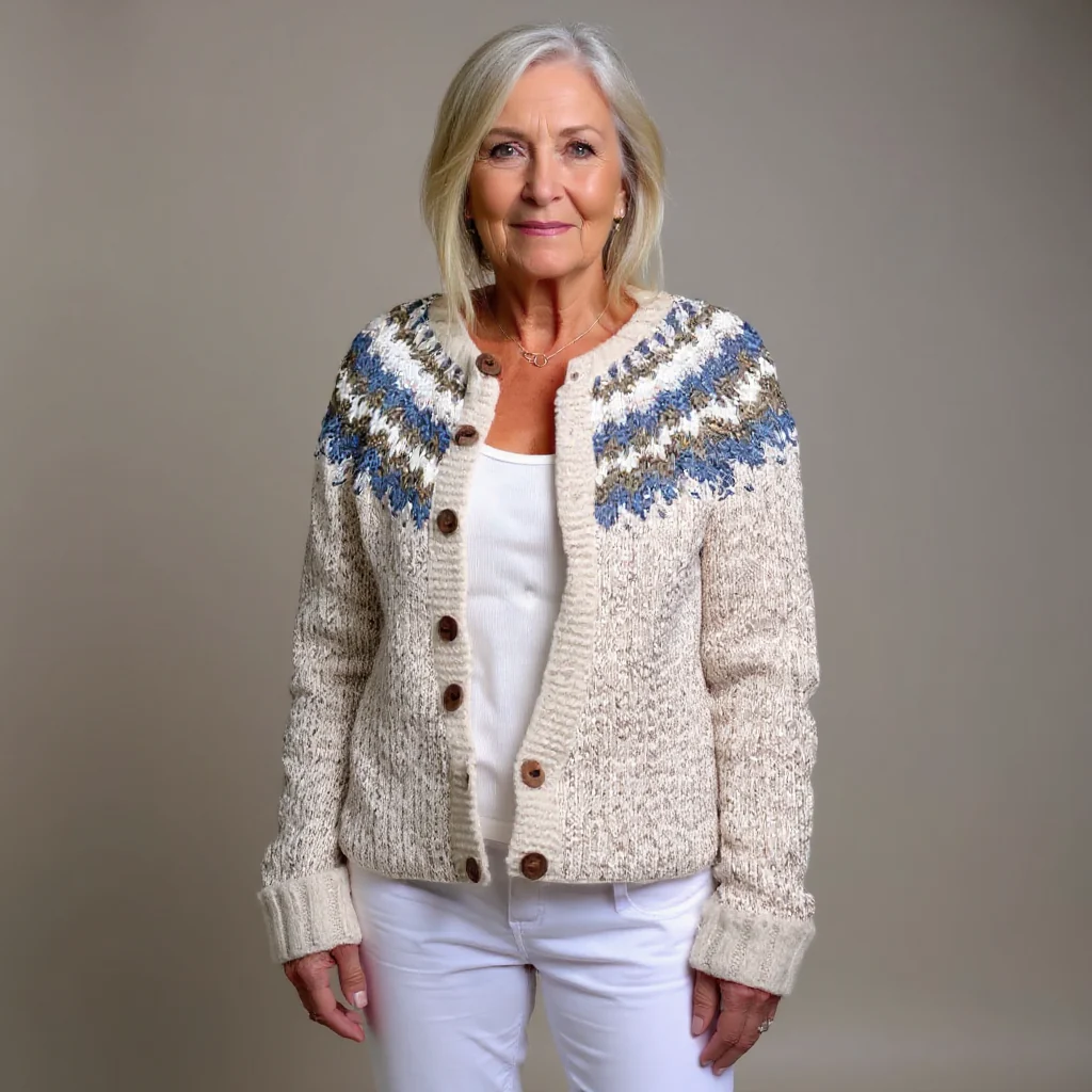 Peyton | Vintage Isländischer Cardigan - Image 3
