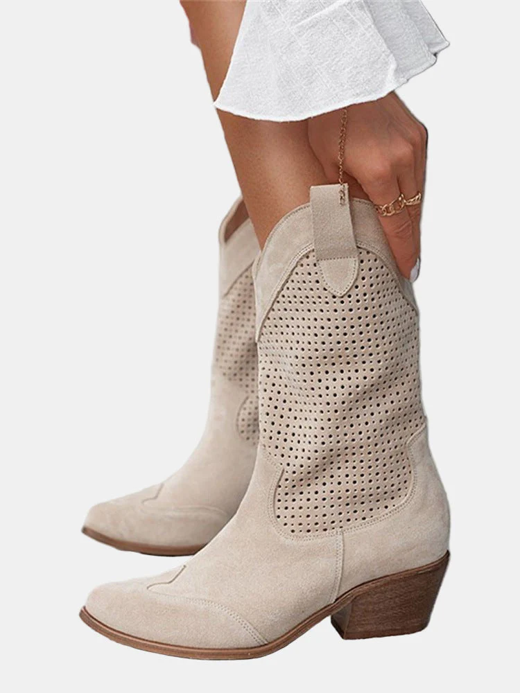 Piper | Perforierte Stiefeletten - Image 2