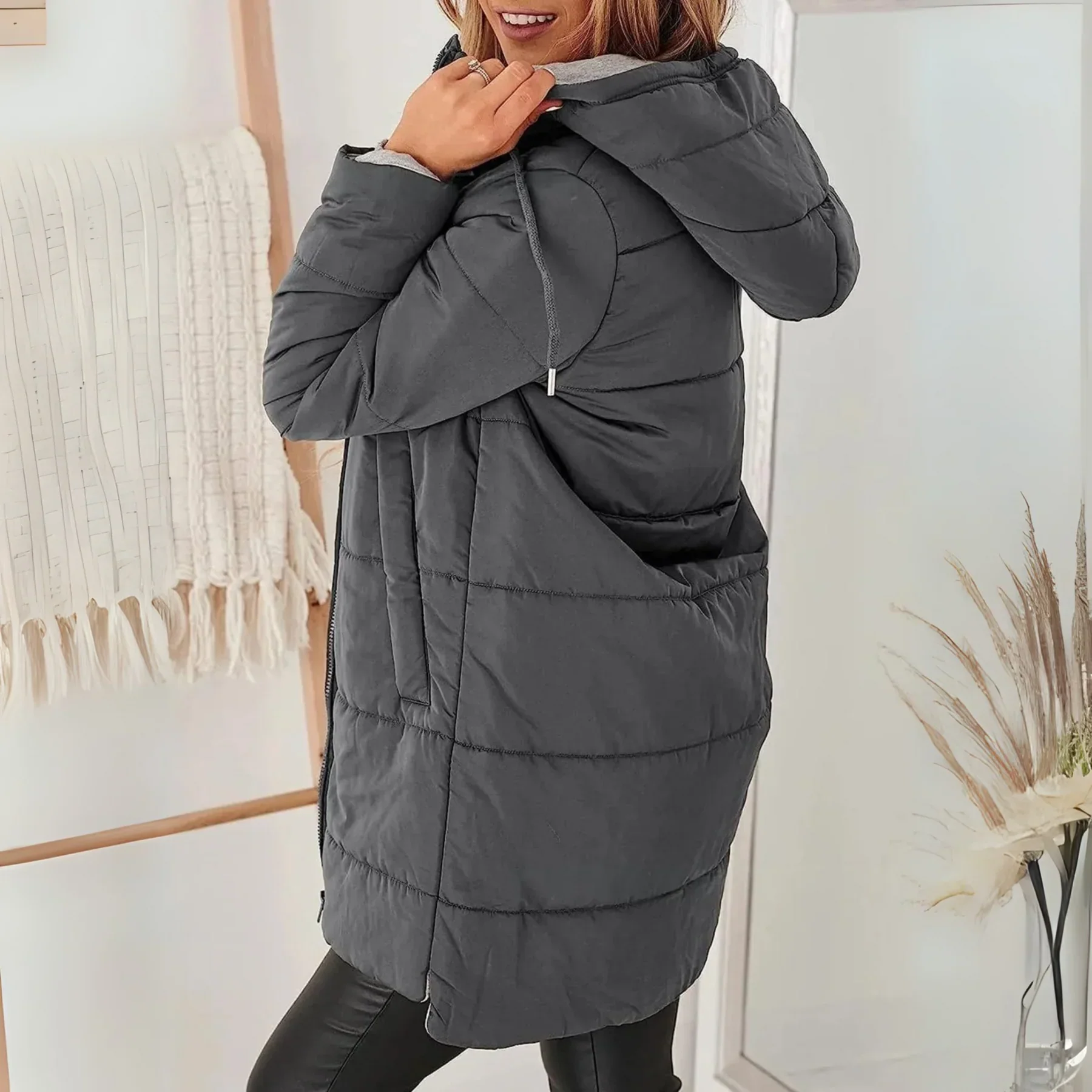 Rae™ - Lässige Kapuzen-Puffer-Daunenjacke - Image 6