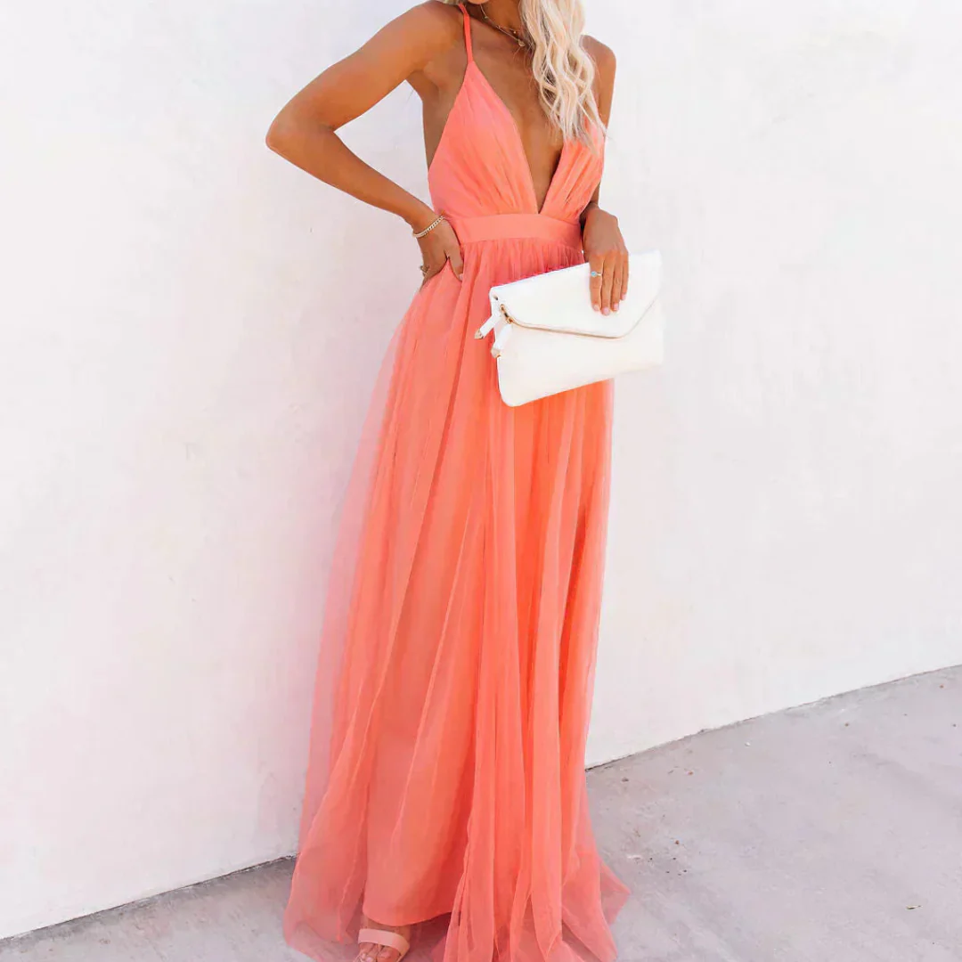 Remia | Maxikleid Lumière Koralle - Image 2