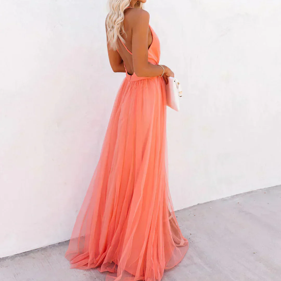 Remia | Maxikleid Lumière Koralle - Image 3