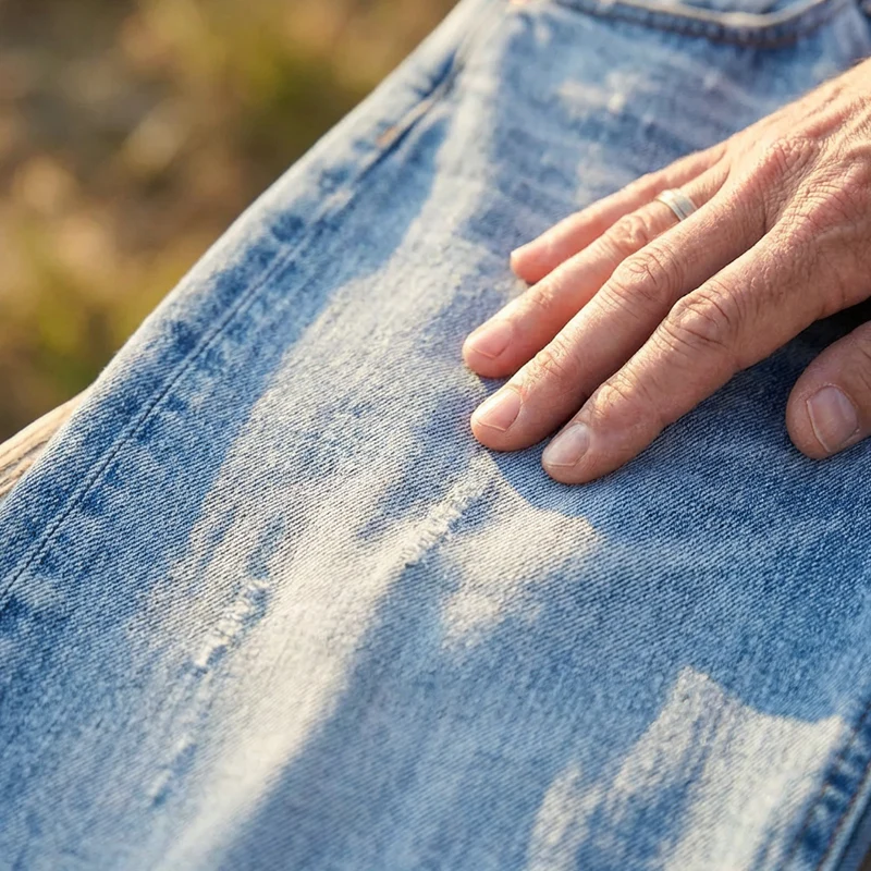 Retro kurze gerade Jeans für Frauen - Image 7