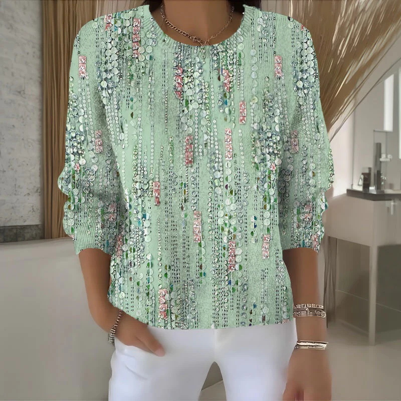 Retro-Stil Freizeit T-Shirt - Image 2