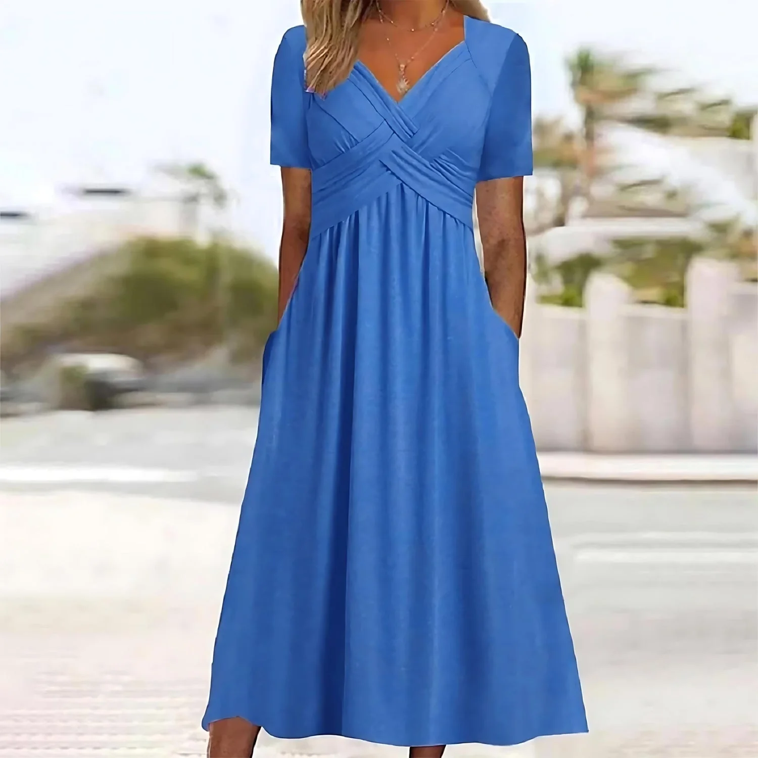 Sacha - Lässige Eleganz Midi-Kleid - Image 2