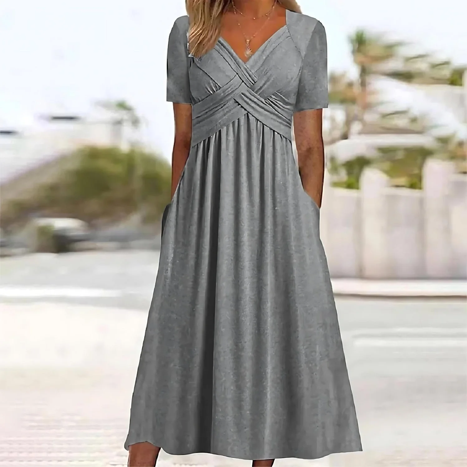 Sacha - Lässige Eleganz Midi-Kleid - Image 3