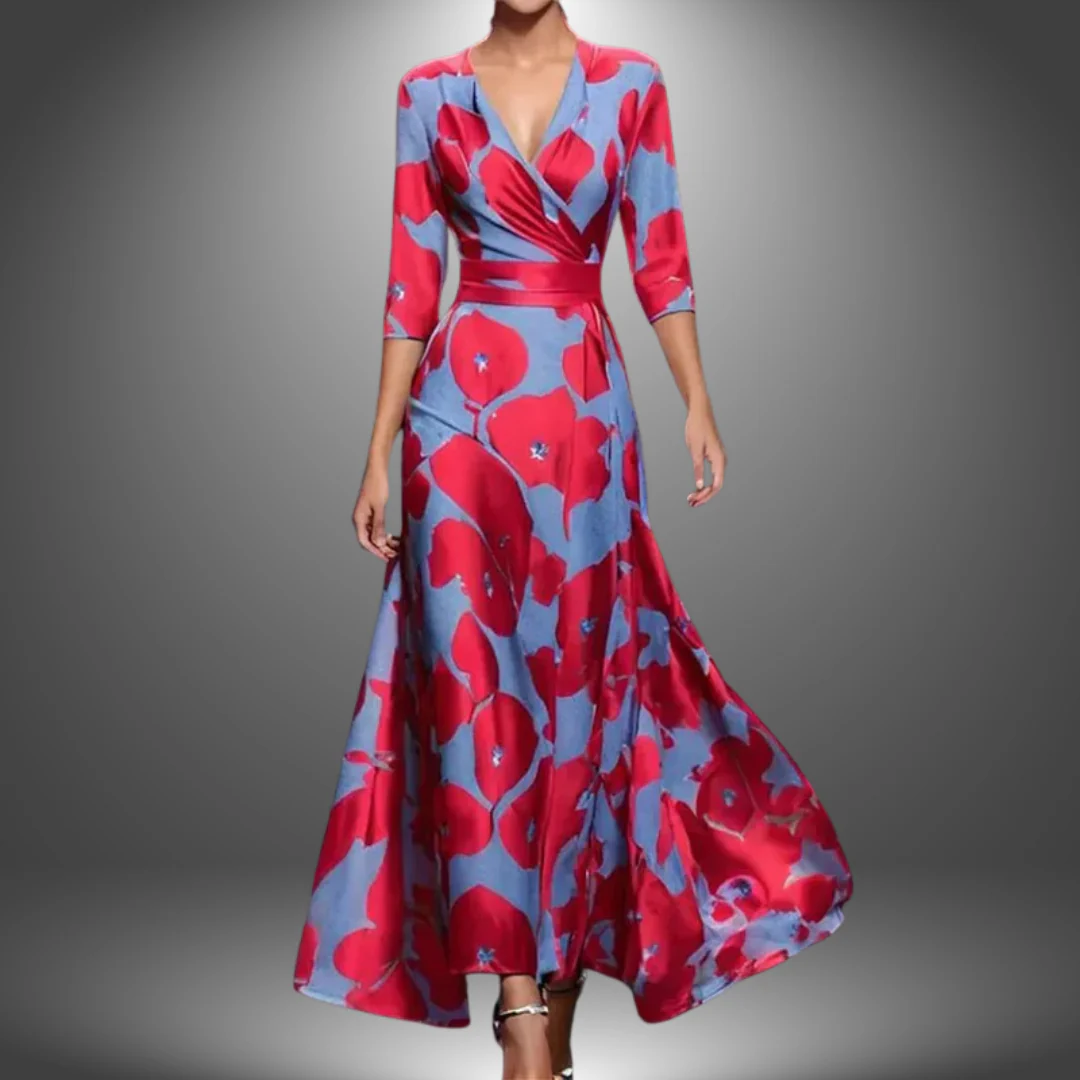 Saffie - Bedrucktes Wickelkleid - Image 2