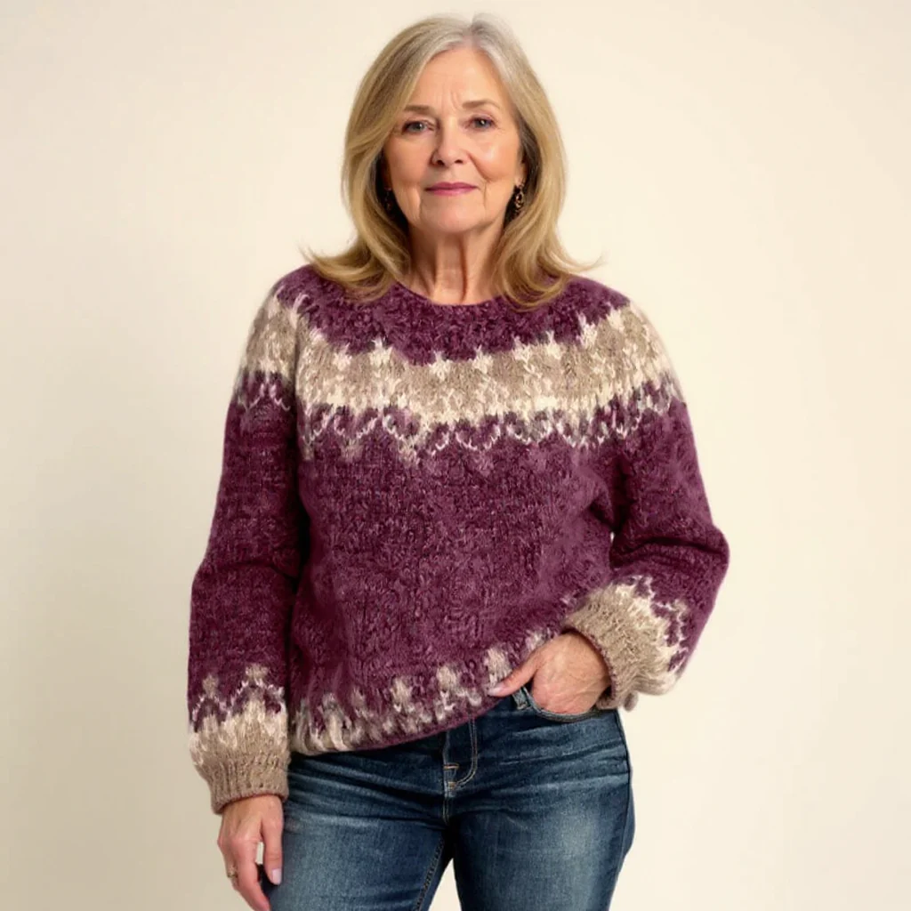 Samantha | Vintage Isländischer Pullover - Image 2