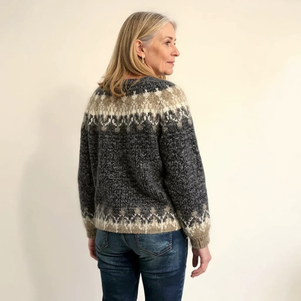 Samantha | Vintage Isländischer Pullover - Image 5