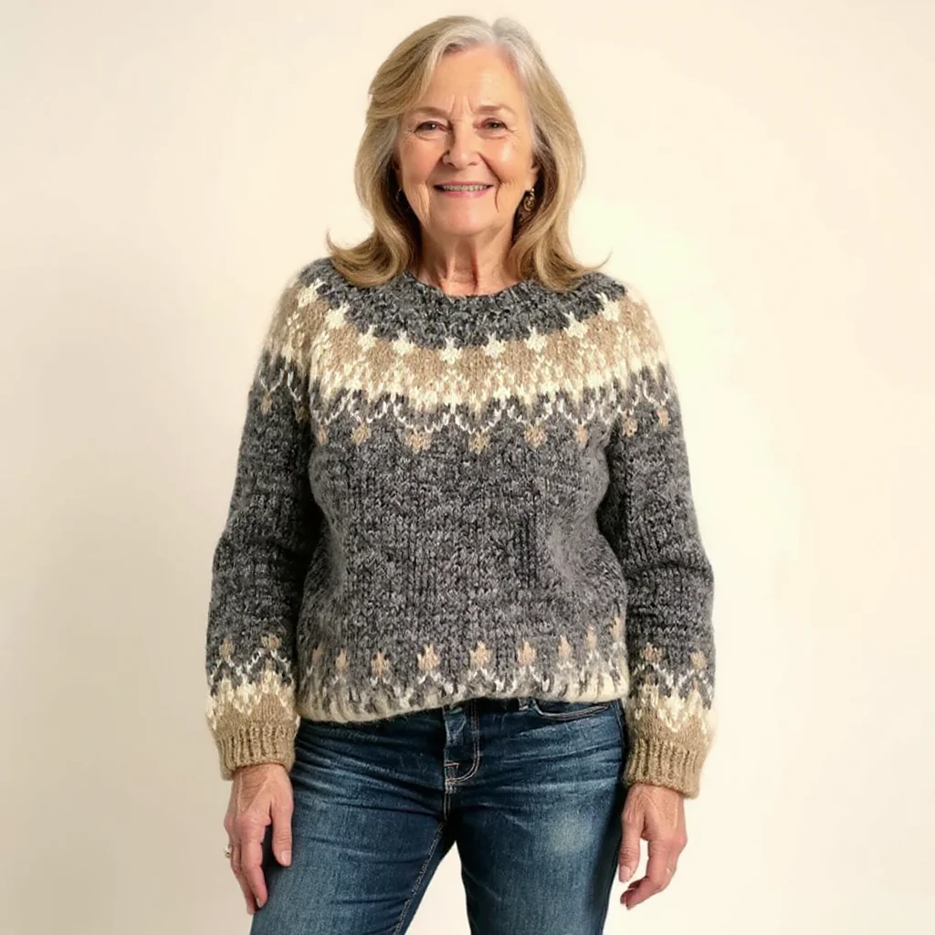 Samantha | Vintage Isländischer Pullover - Image 6