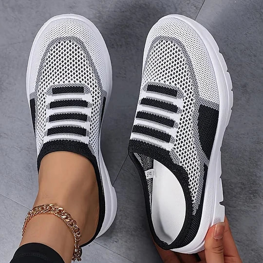 Schicke und atmungsaktive Damen Slip-On Mesh Sneakers - Image 2