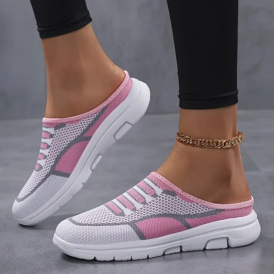 Schicke und atmungsaktive Damen Slip-On Mesh Sneakers - Image 3