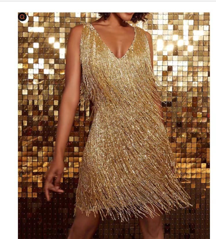 Schickes und verführerisches Fransen-Party-Kleid - Image 7