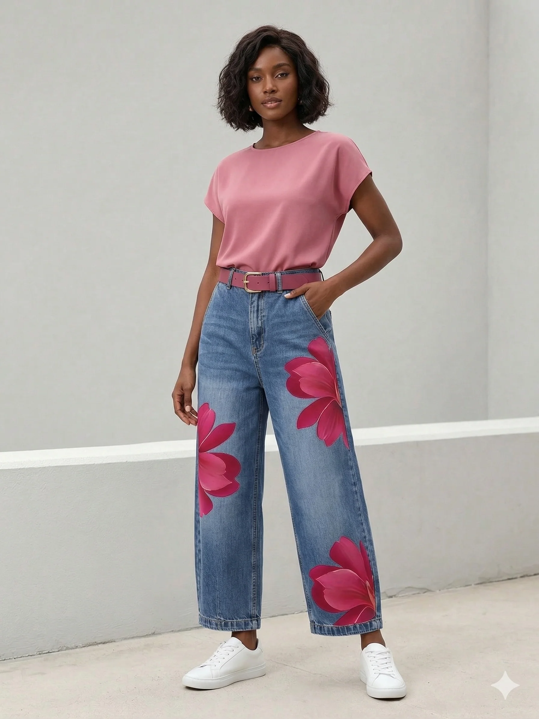 Sophia - Elegante Blumenhose - Image 3