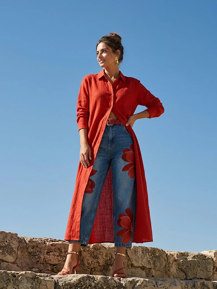 Sophia - Elegante Blumenhose - Image 4