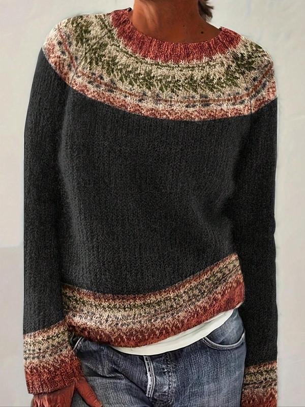 Susan™ - Schicker Ethno-Pullover Strickmode - Image 4