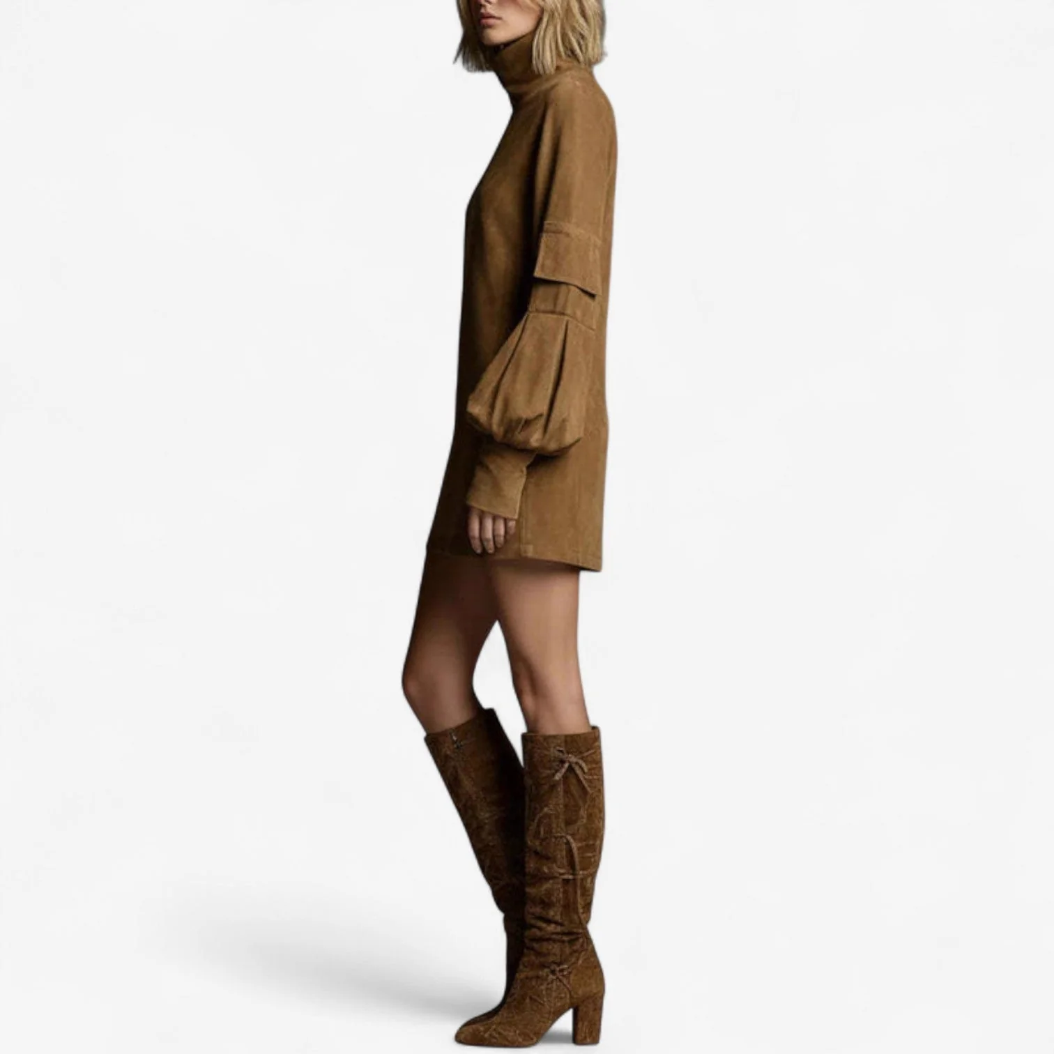 Tania™ Mini-Kleid mit Stehkragen - Image 3