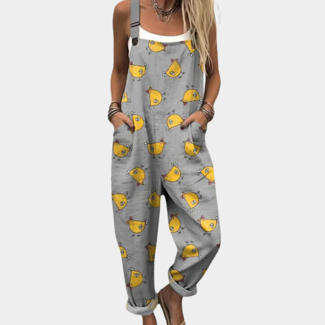 Bequeme Bedruckte Latzhose - Image 2