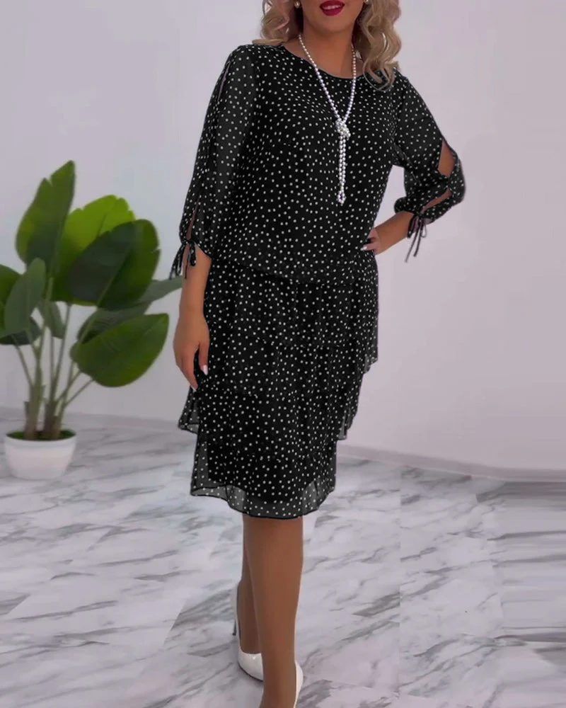 Tilly - Gepunktetes Schichtenkleid - Image 10