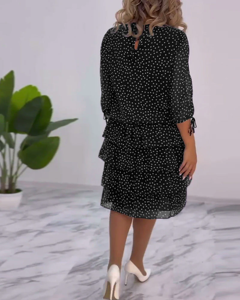 Tilly - Gepunktetes Schichtenkleid - Image 11