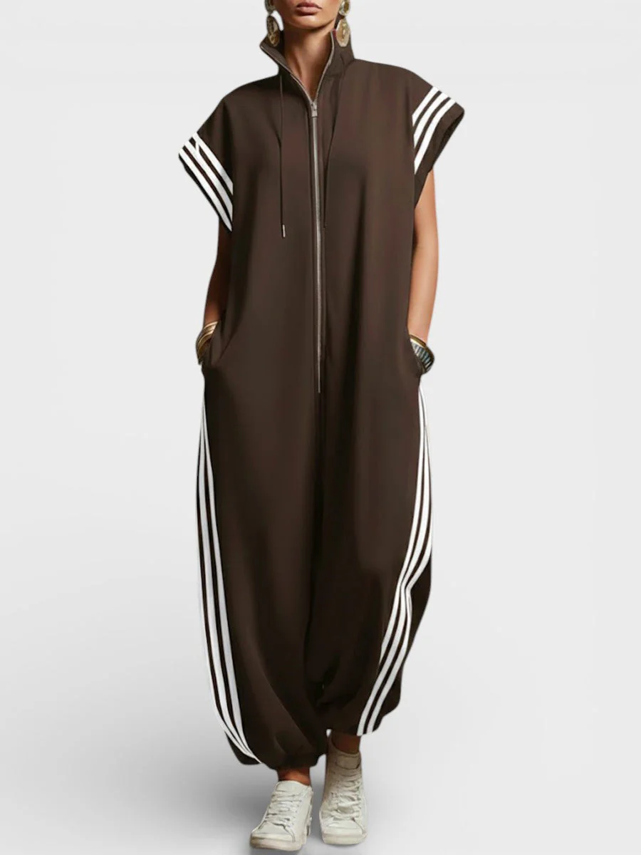 Valentina | Jumpsuit mit Reißverschluss am Hals - Image 3