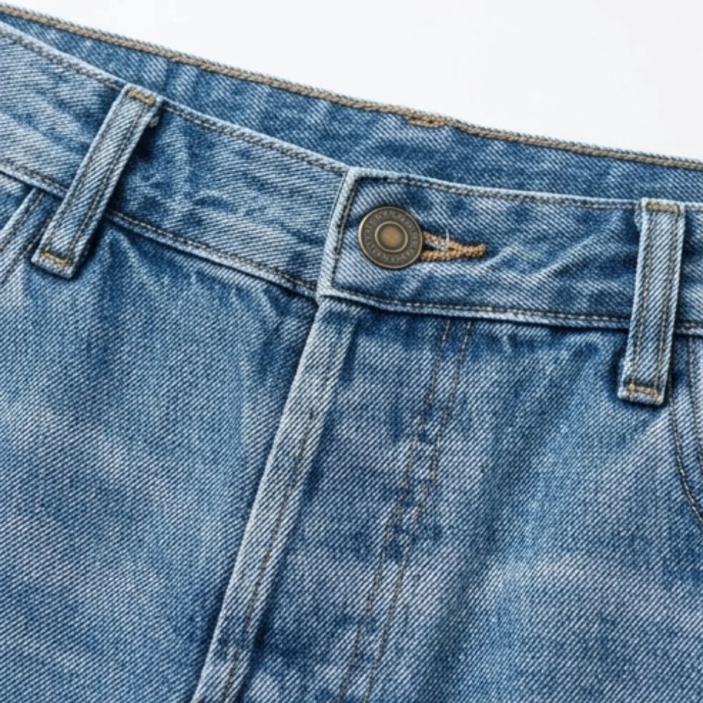 Vivara™ – Vintage-inspirierte, cropped Straight Leg Jeans mit Fransen - Image 8