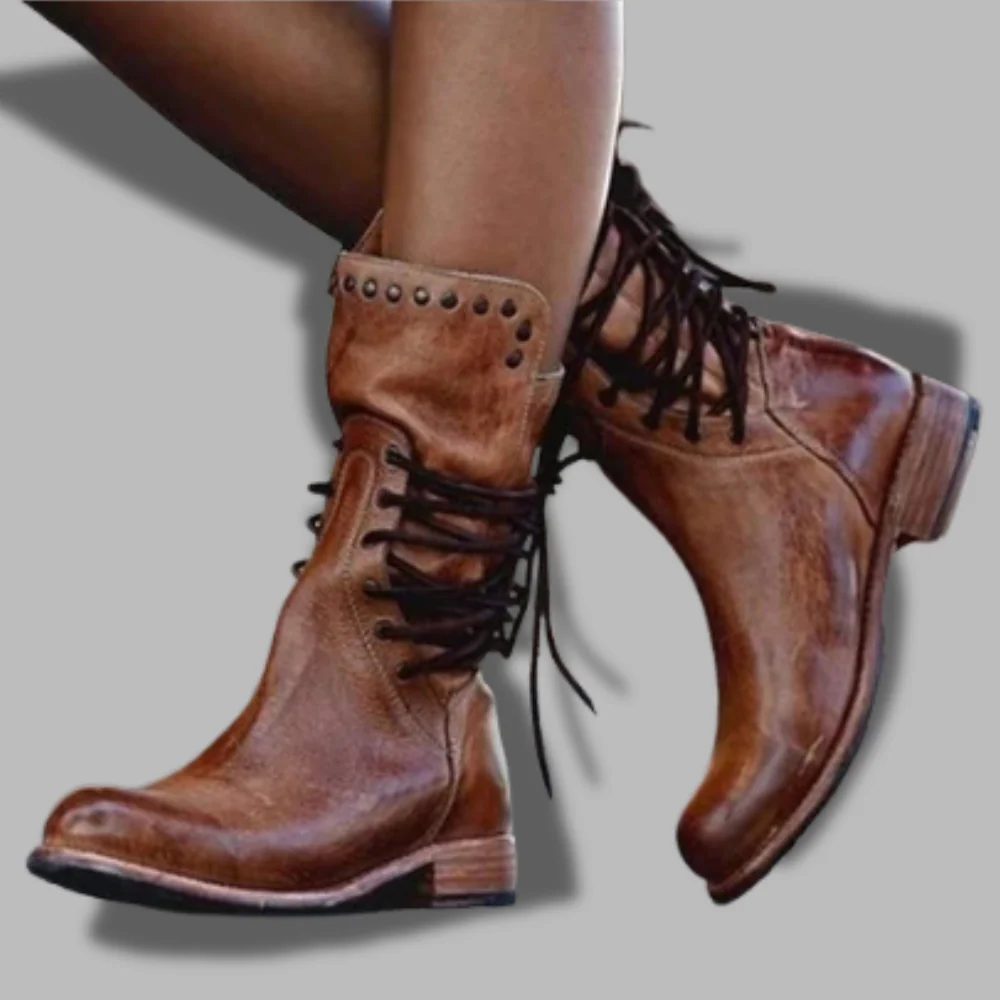 WYNONA | RUSTIKALE VINTAGE LEDERSTIEFEL - Image 2