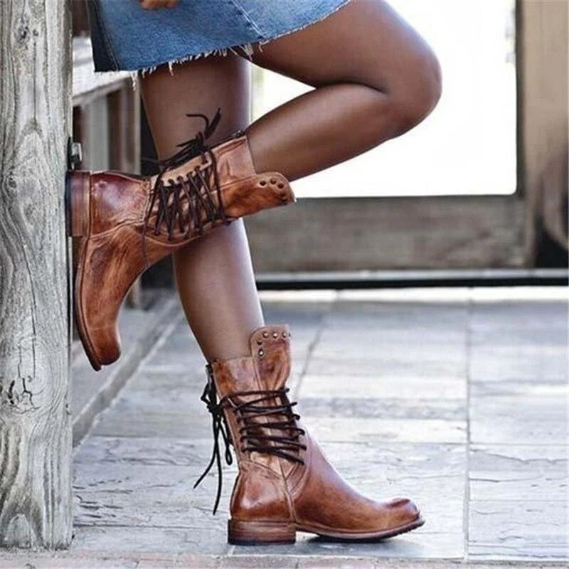 WYNONA | RUSTIKALE VINTAGE LEDERSTIEFEL - Image 5