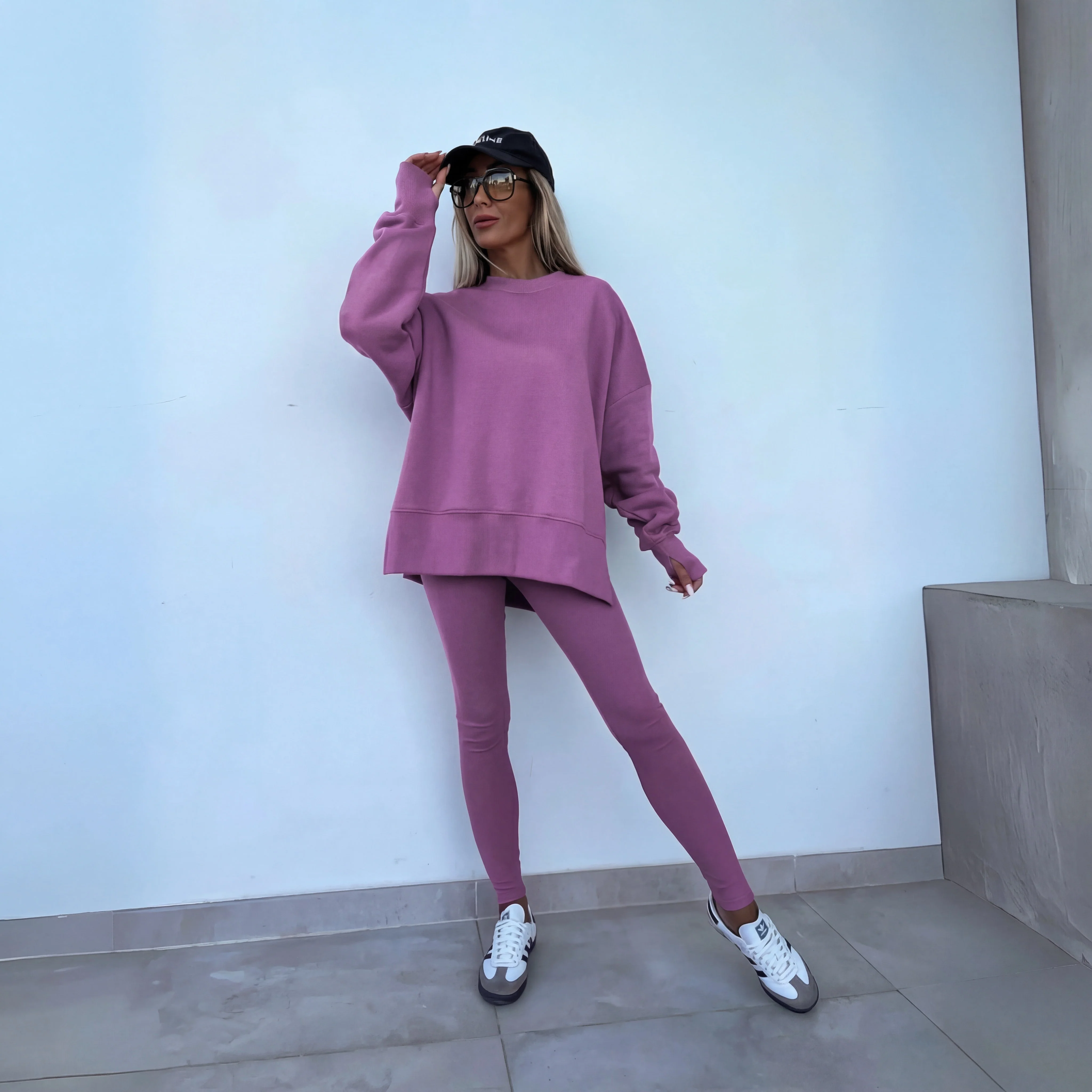 YACHI™ - Entspanntes Sweatshirt mit langen Ärmeln und Hosenensemble - Image 3