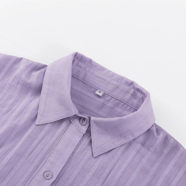 Yselia - Luftiges Button-Up und Shorts Set - Image 3