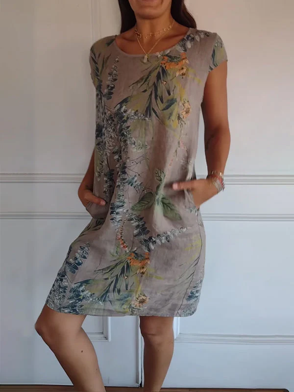 Ysella - Lässiges Bedrucktes Kleid - Image 3