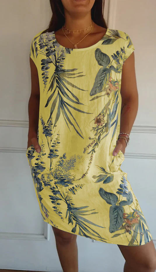 Ysella - Lässiges Bedrucktes Kleid - Image 9