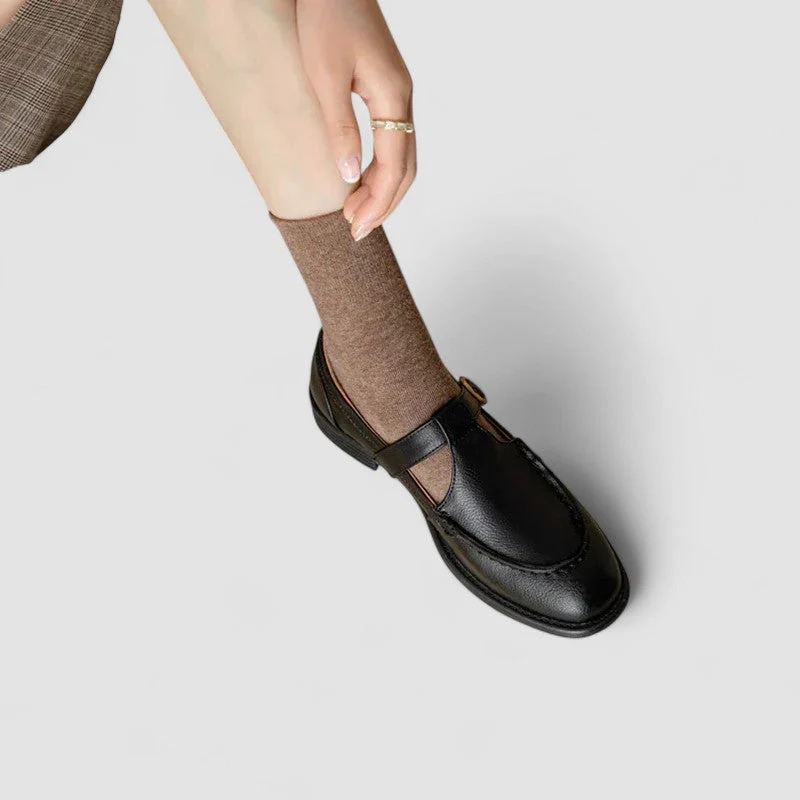 Zhelynne | Orthopädische Mary Jane Schuhe mit quadrater Zehenform - Image 3